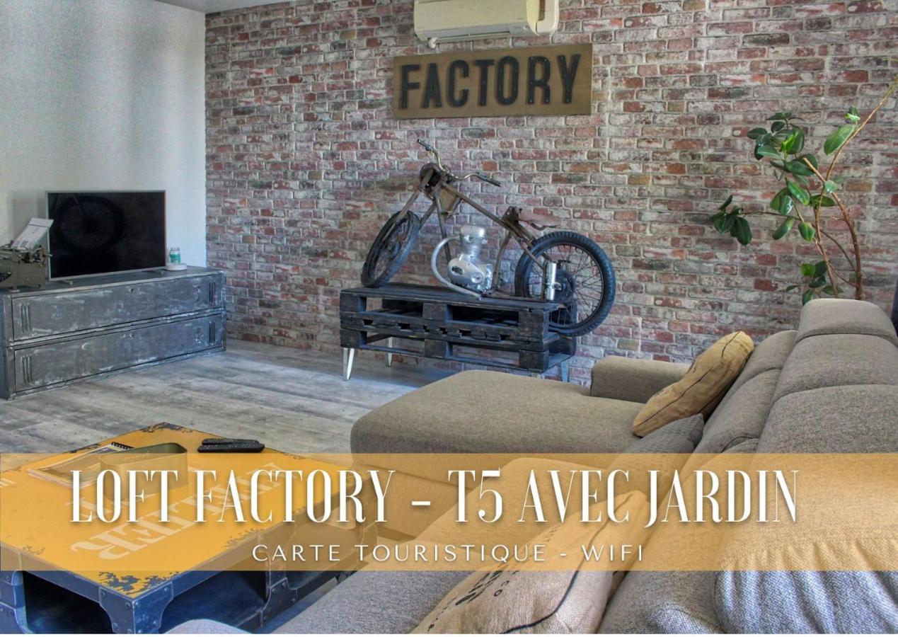 The Loft Factory 4 Chambres Vue Garonne + Jardin Lormont Ngoại thất bức ảnh